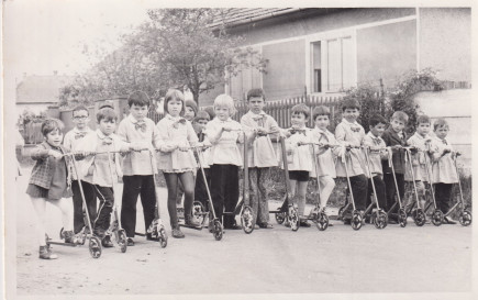 Rollerverseny - gyermeknap, 1976.