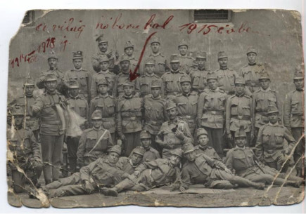 Márkos Imre a Nagy háborúban, 1915.